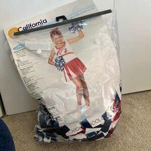 Girls cheerleading costume